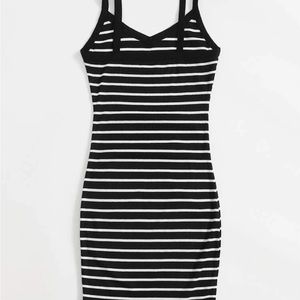 Striped Mini dress